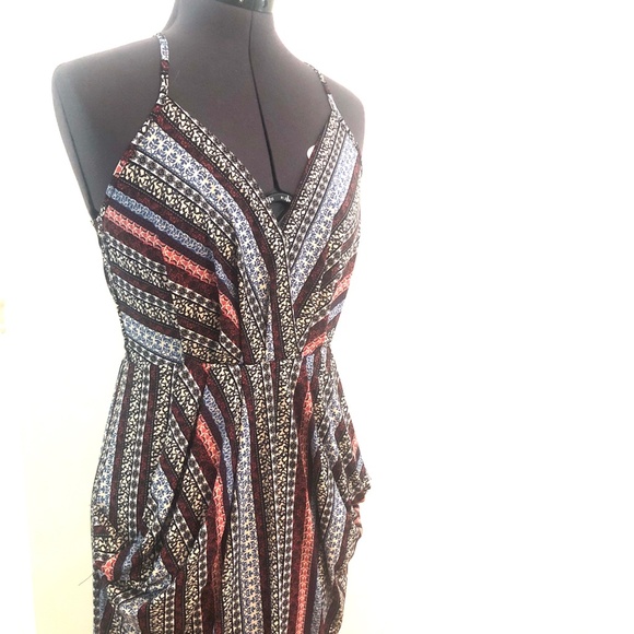 BCBGeneration XS Women's Wrap Drape Dress with Pockets - Picture 4 of 16